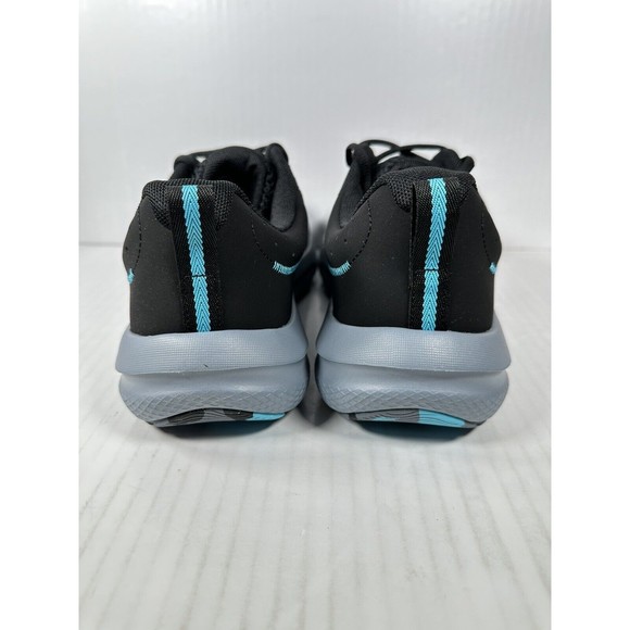 Under Armour Charged Assert 10 Mens Black Blue Running Shoes Size 11 3026175-003 - Picture 5 of 8